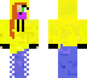 girl in yellow hoddie! meh first skin uwu