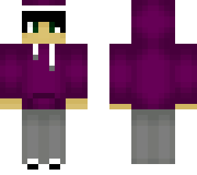 purple hoodie