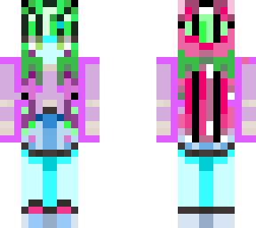random colour girl