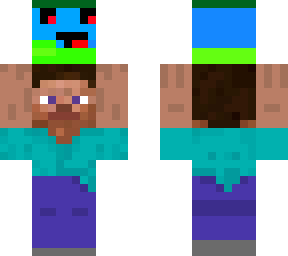 steve holding mini dragon baby (fixed)
