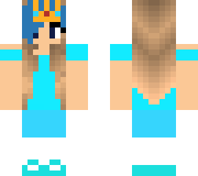 blue hair