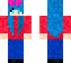 blue hair girl