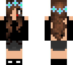 brown haired gamer girl