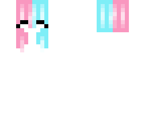 cotton candy twin buns hair base by my friend