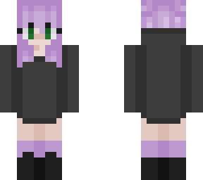 cute purple hair girl! (edit)