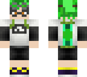 green inkling with googles