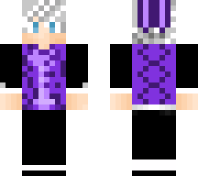 purple bunny suit boy