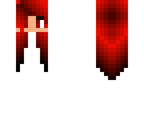 red/auburn hair base(tinted/faded black) + face