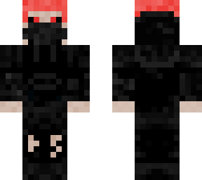 red hair boy skin with hoodie