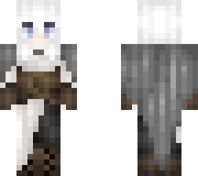 silver/white hair