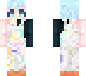 watercolor overalls