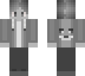 black and white