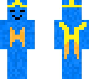 blue man