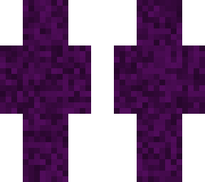 if obsidian was a minecraft skin (very ugly)