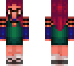 nerdy girl skin