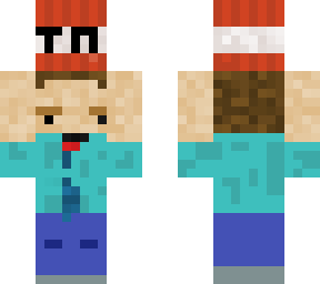 noob holding tnt