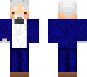 old man butler blue