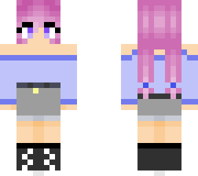 pink-haired girl