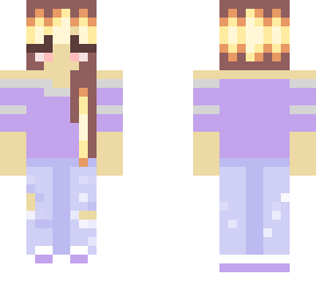 purple and blue outfit ripped jeans