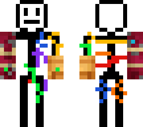 stick man with infinity gauntlet
