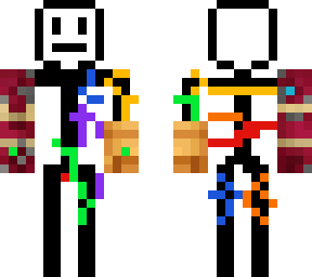 stick man with infinity gauntlet