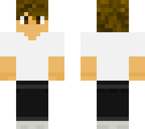 white shirt & socks