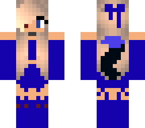 blue girl