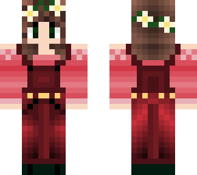 flower power overall girl