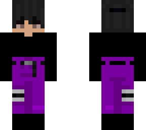 purple high pants boy