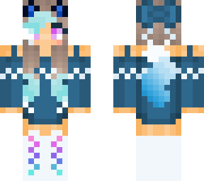 rainbow wolf girl