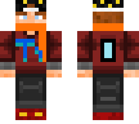 red jumper orange scarf!!!!