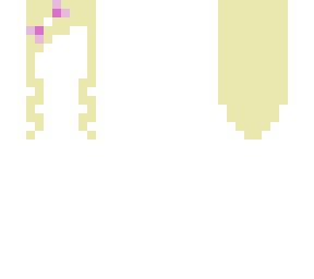blonde hair base with bow
