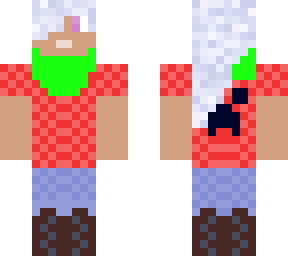 girl with checkered clothing