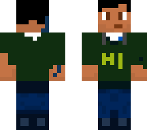minecraft backward skin troll