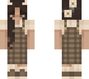 plaid overalls