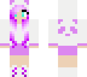 purple hoodie girl