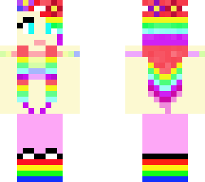 rainbow girl