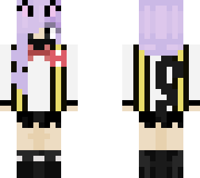 with bow tie.