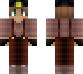 guy miner - hard hat - gloves - overalls