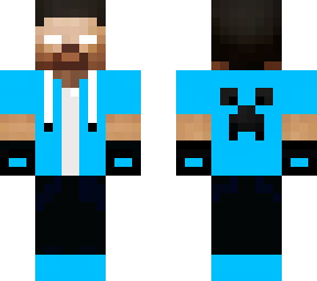 herobrine in clothes.