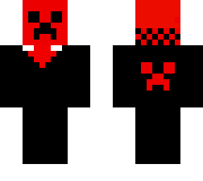 modern and gamer red creeper