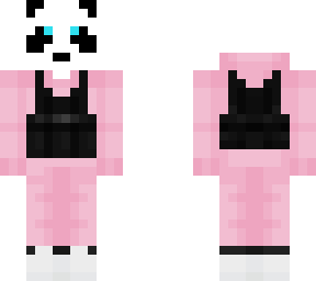 panda in a pink adidas track suit