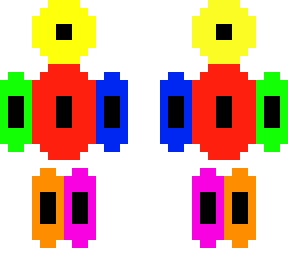 rainbow eyaballs