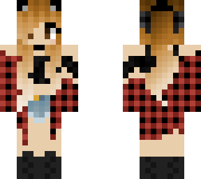 tartan cat girl