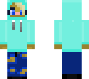 aqua hoodie