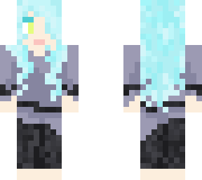 blue haired elf