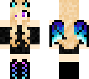 dark dragon wolf girl