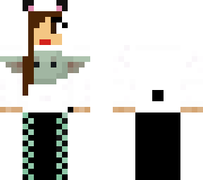 girl in baby yoda panda hoodie