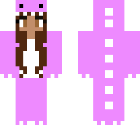 girl w/ pink dinosaur hoodie