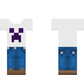 white shirt and jeans base